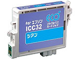 【クリックでお店のこの商品のページへ】JIT-E32C ジットリサイクルインク EPSON ICC32 互換