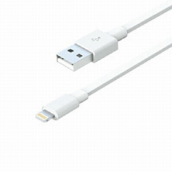 【クリックで詳細表示】RK-ACF31W iPad Retina/iPad mini/iPhone 5対応 Lightning-USBケーブル (1m・ホワイト/MFi認証)