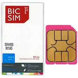 【クリックでお店のこの商品のページへ】BIC SIMウェルカムパック [データ用]SMS対応マイクロSIM 【ビックカメラグループオリジナル】