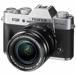 【クリックでお店のこの商品のページへ】FUJIFILM X-T20 レンズキット シルバー [FUJIFILM Xマウント] ミラーレス一眼カメラ