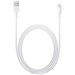 【クリックでお店のこの商品のページへ】【純正】 iPad・iPad mini・iPhone・iPod対応 Lightning⇔USBケーブル 充電・転送 2.4A (1m・ホワイト) MD818AM