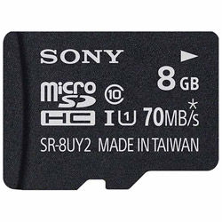 【クリックで詳細表示】SR-8UY2A(microSDHCメモリーカード/8GB/Class10/UHS Speed Class1対応/防水/SDHC変換アダプタ付/最大転送速度70MB/秒) [マイクロSD]