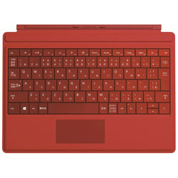 【クリックでお店のこの商品のページへ】【取得NG】Surface 3用 Type Cover (ブライトレッド) A7Z-00070 [Surface 3専用アクセサリー]