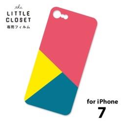 LITTLE CLOSET用［iPhone 7用］ 着せ替えフィルム ノーマル Parasol color GLF-15