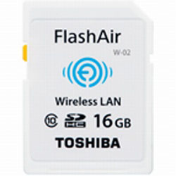 【クリックで詳細表示】SD-WC016G 16GB・Class10対応無線LAN搭載SDHCカード「FlashAir仕様」