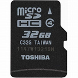 【クリックで詳細表示】32GB・Class4対応microSDHCカード(SDHC変換アダプタ付) SD-MK032G [マイクロSD]