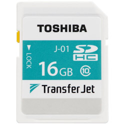 【クリックで詳細表示】SD-TJA016G TransferJet(近接無線通信)搭載 SDHCメモリカード(16GB/Class10対応)