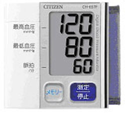 【クリックでお店のこの商品のページへ】CH-657F 手首式血圧計