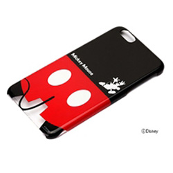 iPhone 6 Plus用 ハードケース ディズニー・ミッキーマウス おしり PG-DCS965MKY
