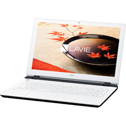 【クリックで詳細表示】【在庫限り】 15.6型ワイドノートPC LAVIE Note Standard[Office付き・Win10]PC-NS100C2W(2015年最新モデル・ホワイト)