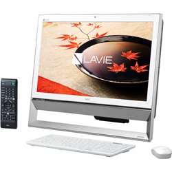 【クリックでお店のこの商品のページへ】デスクトップPC LAVIE Desk ALL-in-one[Office付き・Win10]PC-DA370CAW(2015年最新モデル・ファインホワイト)