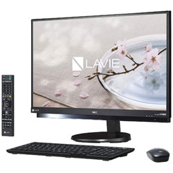 【クリックで詳細表示】23.8型デスクトップPC[Office付き・TVチューナー搭載・Win10 Home]LAVIE Desk ALL-in-one DA770/GA ファインブラック