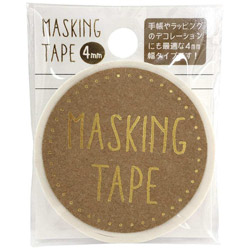マスキングテープ 4mm White W01-MT4-0001