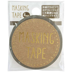 マスキングテープ 4mm Gold W01-MT4-0003