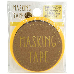 マスキングテープ 4mm Neon YE W01-MT4-0008