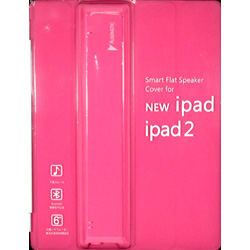 【クリックで詳細表示】Smart Flat Speaker Cover (Pink) (未使用品) 【iPad2/iPad(第3世代)用】