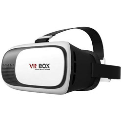 【クリックでお店のこの商品のページへ】VR BOX 3Dグラス スマートフォン用[4～6インチ・ホワイト] 【VRHMD】