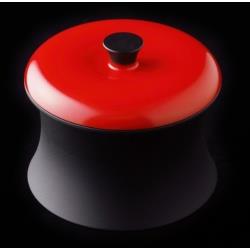 ≪IH対応≫ カーボン製小型鍋 「COCOTTE RINGO（ココット リンゴ）」（0.55L） RG001IR イタリアンレッド