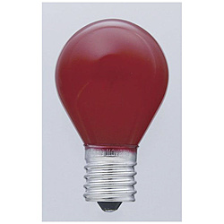 電球 カラーS型ミニ球 G-20H-R ［E17 /赤色 /一般電球形］