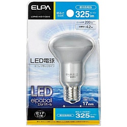 LED電球 「LEDエルパボール」（ミニレフ形・全光束325lm／昼光色相当・口金E17） LDR4D-H-E17-G610