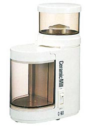 【クリックでお店のこの商品のページへ】C-90(アイボリー) 電動コーヒーミル 「セラミックミル」