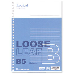 LLB501B スイング ロジカル ルーズリーフ（B5／B罫）