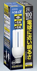 【クリックでお店のこの商品のページへ】EFD25ED/21B 電球形蛍光ランプ ナイスボールV 電球100Wタイプ D25形