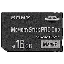 【クリックで詳細表示】MS-MT16G(メモリースティックPRO Duo MARK2 16GB)