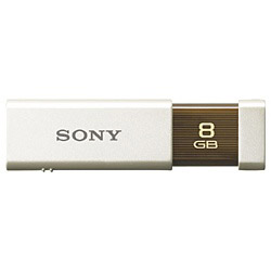 【クリックでお店のこの商品のページへ】USM8GLX WA(8GB USBメモリー/USB2.0/パールホワイト)