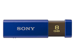 【クリックでお店のこの商品のページへ】【在庫限り】 USM8GLX LA(8GB USBメモリー/USB2.0/ロイヤルブルー)