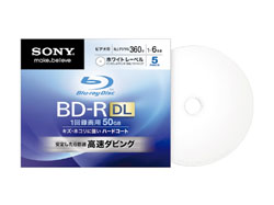 【クリックで詳細表示】【在庫限り】 BNR2VCPJ6 (BD-R DL/50GB/録画用/6倍速/1枚/インクジェットプリンタ対応)