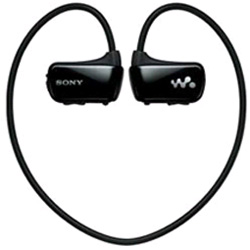 【クリックでお店のこの商品のページへ】NWD-W273 B (防水仕様ヘッドホン一体型walkman/4GB/ブラック)