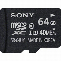 【クリックでお店のこの商品のページへ】SR-64UYA(最大転送速度40MB/秒) 64GB・UHS Speed Class1(Class10)対応microSDXCカード(SDXC変換アダプタ付) [マイクロSD]