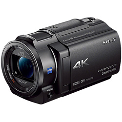 【クリックで詳細表示】Handycam(ハンディカム) FDR-AX30 BC ブラック (4K対応/64GB内蔵/光学10倍ズーム/3.0型タッチパネル液晶)