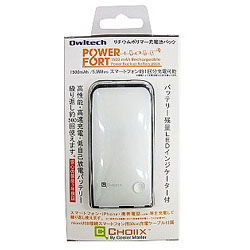 【クリックでお店のこの商品のページへ】Power Fort (リチウムポリマー充電池パック/1500mAh/ホワイト) C-2006-W1S9