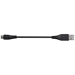 0.15m［USB-A ⇔ micro USB］充電ケーブル GM-UH007 ブラック