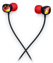 【クリックでお店のこの商品のページへ】Ultimate Ears 100(CR) Noise-Isolating Earphones(カナル型イヤホン/クリムゾンロック) UE100CR