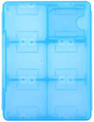 【クリックでお店のこの商品のページへ】ダブルカードケース12 ブルー 3DS