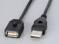 【クリックで詳細表示】AU202E (USB2.0延長ケーブル/0.2m)