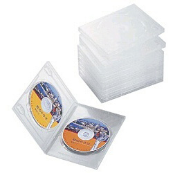 【クリックでお店のこの商品のページへ】CCD-DVD06CR(DVDトールケース/10枚パック/クリア)