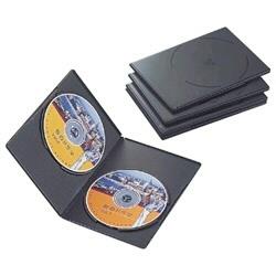 【クリックでお店のこの商品のページへ】CCD-DVDS05BK(DVDスリムトールケース/5枚パック/ブラック)