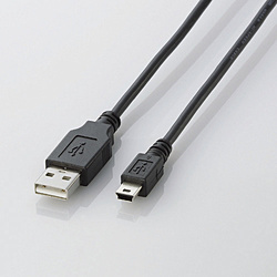 U2C-M20BK （USB2.0ケーブル/mini-Bタイプ/ブラック/2.0m）