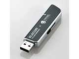 【クリックでお店のこの商品のページへ】【在庫限り】 MF-TMU204GBK ウイルスチェック機能付USBメモリー/4GB
