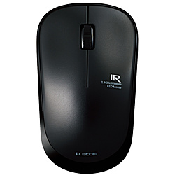 M-IR07DRSBK マウス M-IR07DRSシリーズ ブラック [IR LED /3ボタン /USB /無線(ワイヤレス)／PS5対応]