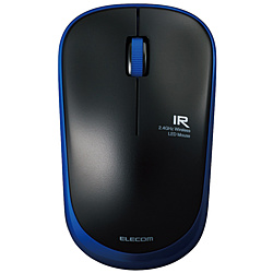 M-IR07DRSBU マウス M-IR07DRSシリーズ ブルー [IR LED /3ボタン /USB /無線(ワイヤレス) /PS5対応]