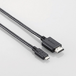 スマートフォン用［MHL対応・USB microB］ MHL3.0ケーブル 3.0m・ブラック （USB microB ⇔ HDMI Type A） MPA-MHL3C30BK