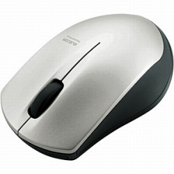ワイヤレスマウス［IR LED・Bluetooth 3.0］ 省電力タイプ （3ボタン・シルバー） M-BT12BRSV [Bluetoothマウス]