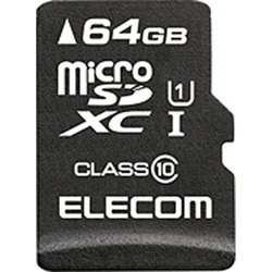【クリックで詳細表示】【取得NG】64GB・UHS Speed Class1(Class10)対応microSDXCカード(SDXC変換アダプタ付) MF-MRSD64GC10RA(最低転送速度10MB/秒)