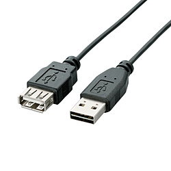 U2C-DE05BK USB2.0ケーブル 【A】⇔【A】（0.5m/両面挿しタイプ/ブラック）
