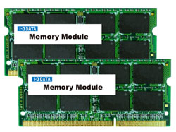 【クリックでお店のこの商品のページへ】AP-SDY1333-2GX2(PC3-10600対応 DDR3 S.O.DIMM/2GB×2枚組)